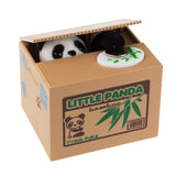Cute Automatic Little Panda Money Box FREE Shipping