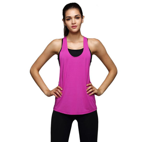 Women Sleeveless Running Vest Tank